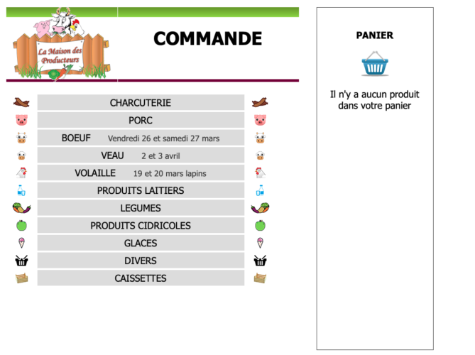 Nouveau : passez vos commandes en ligne